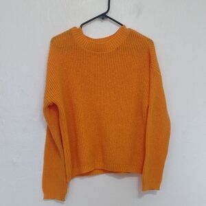 NoBo Yellow Chunky Knit Pullover Sweater Size L (11-13)